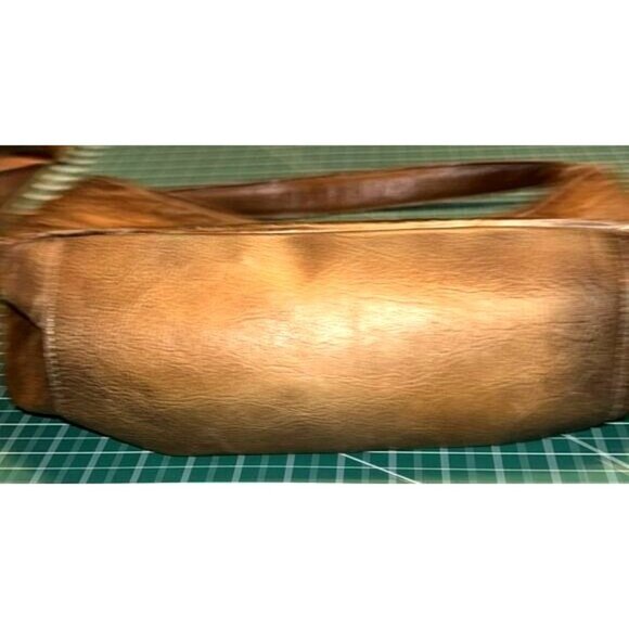 Vintage Civico 13 Tooled Leather Hobo Bag Rustic Italian Craftsmanship - Picture 5 of 8